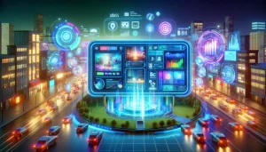 Infographic comparing top CTV advertising companies and platforms for 2025, including features like targeting, creative formats, and measurement tools